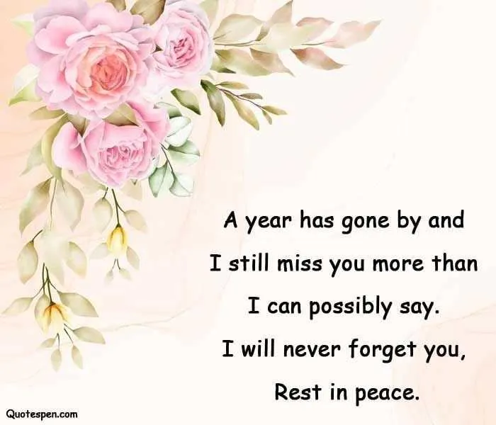 what to message someone on a death anniversary