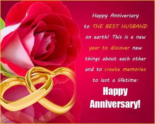 a message to husband on anniversary