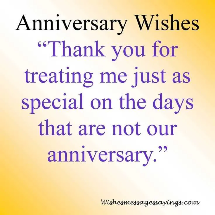 thank you message for wedding anniversary wishes