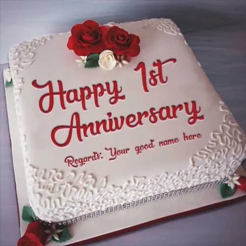 anniversary cake messages