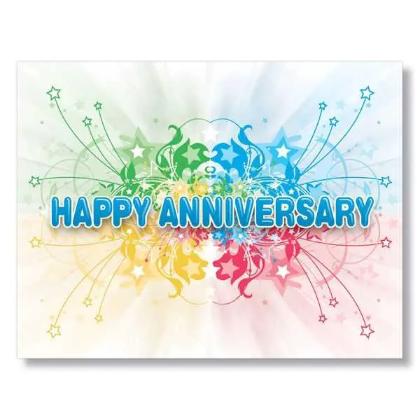anniversary message at work
