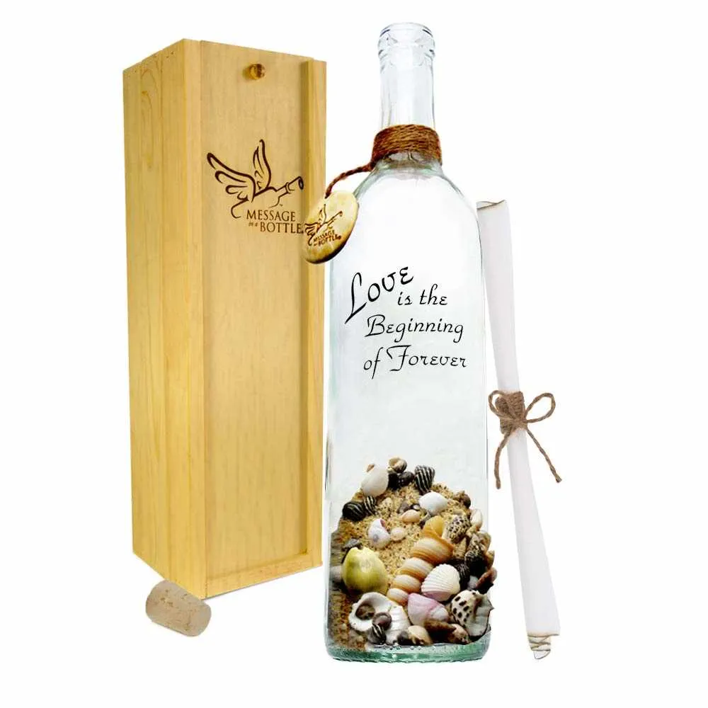 anniversary message in a bottle