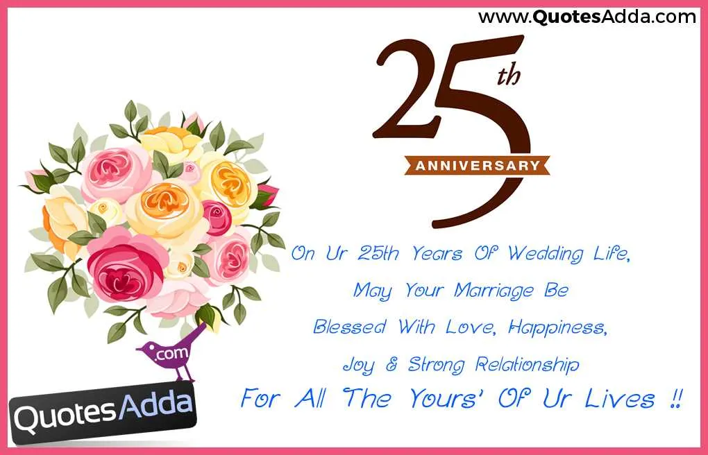 happy 25th anniversary message