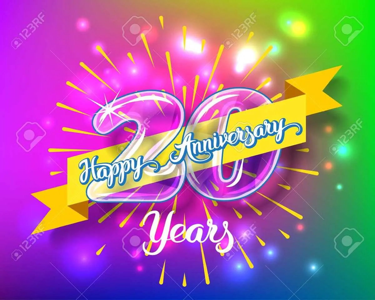 happy 20th anniversary messages