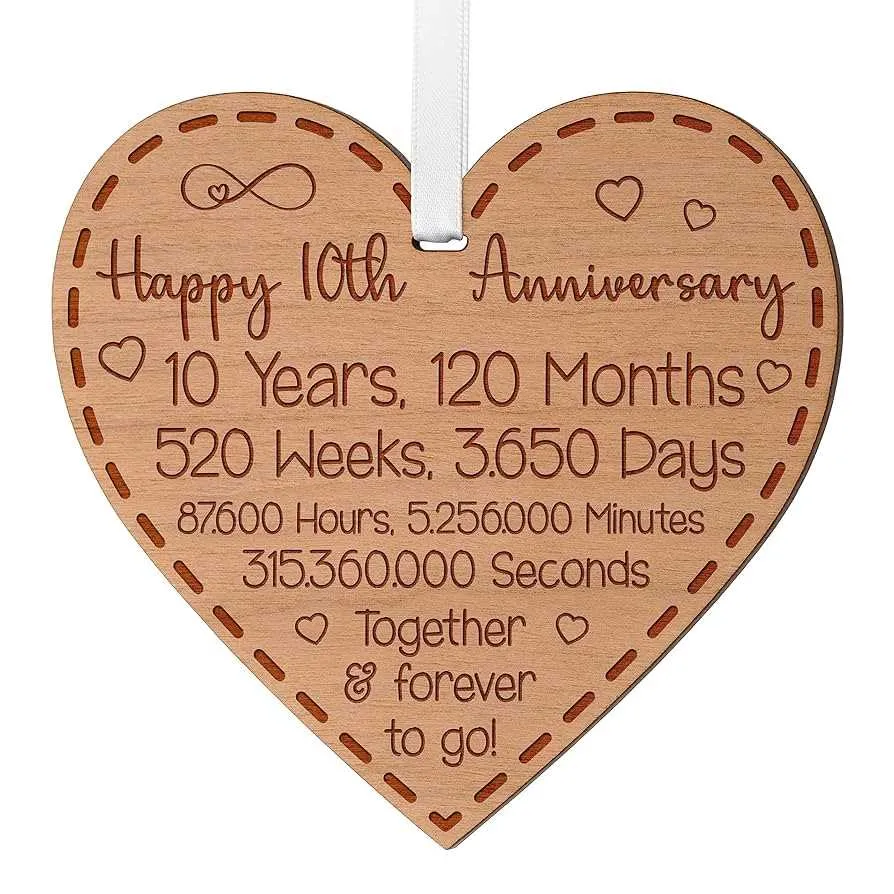 anniversary message for husband 10 years