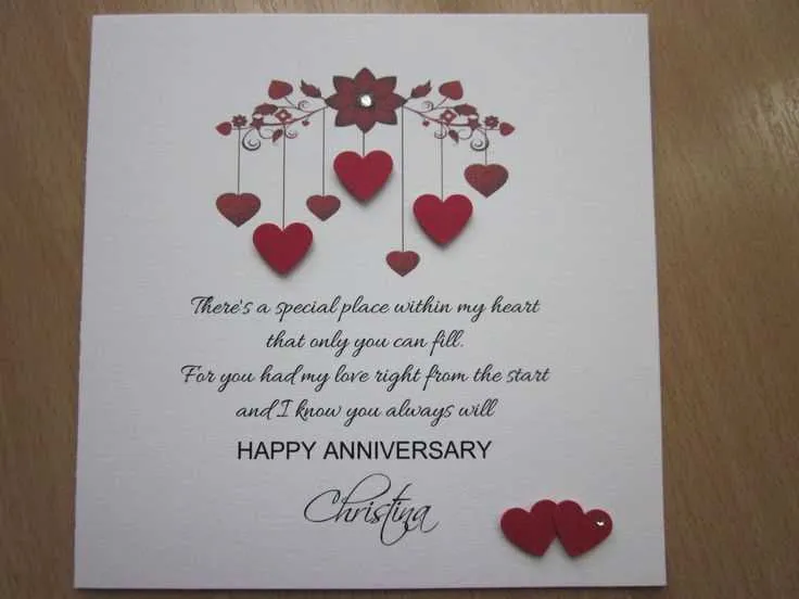wedding anniversary card messages for husband