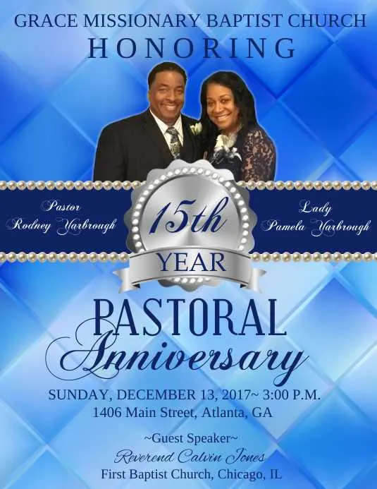 pastor anniversary messages