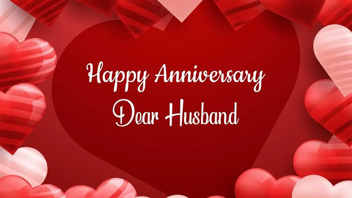 happy anniversary to my husband message