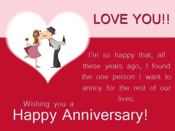 funny marriage anniversary messages