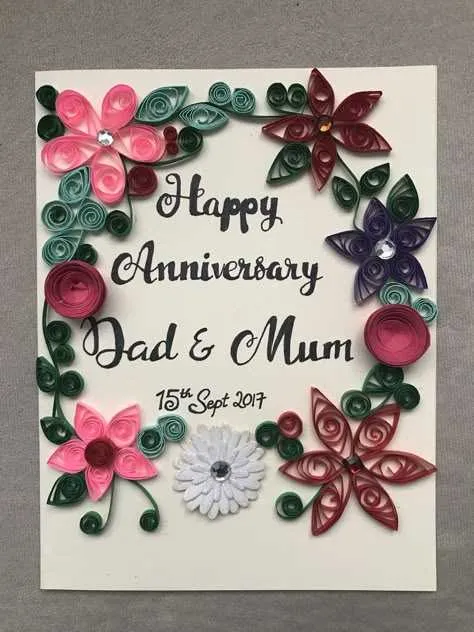 anniversary card messages to parents