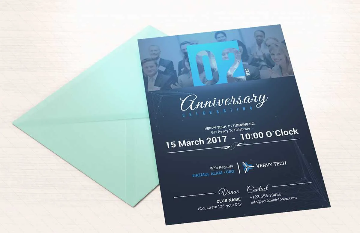 corporate anniversary card messages
