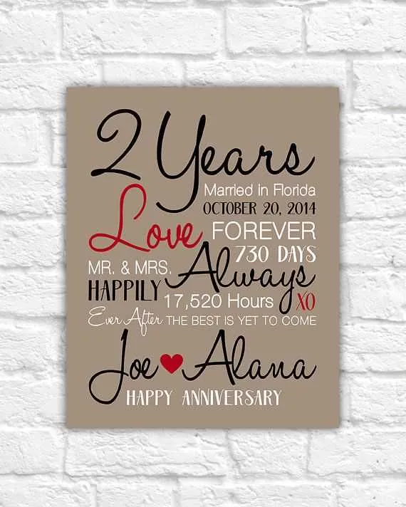 two years wedding anniversary message
