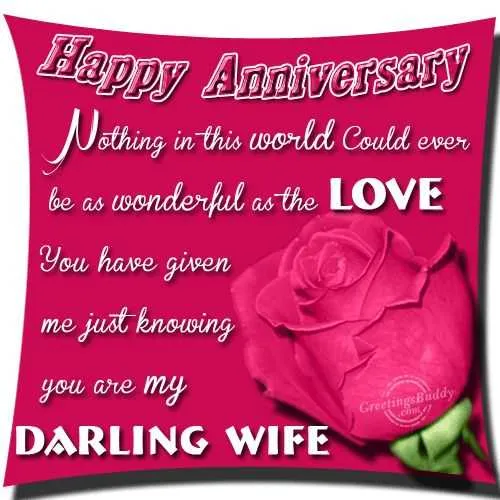 happy anniversary messages to wife on facebook