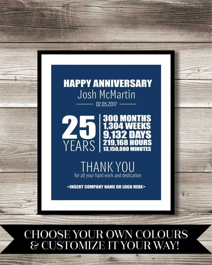 35 years work anniversary message