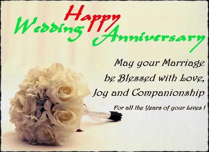 a marriage anniversary message