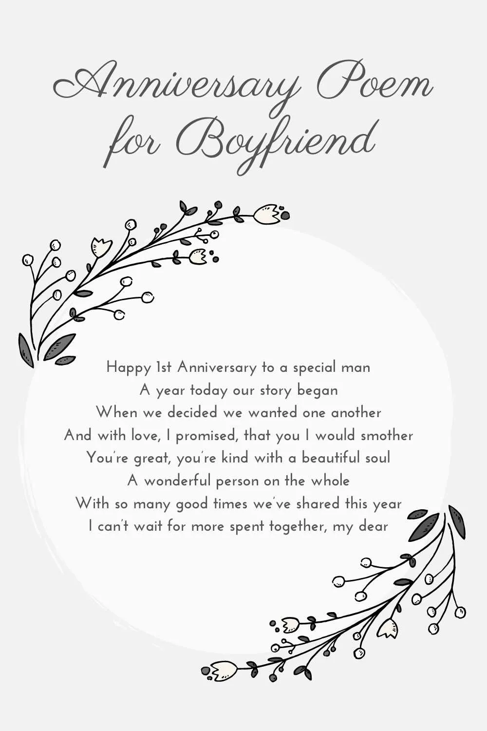 short message for boyfriend anniversary