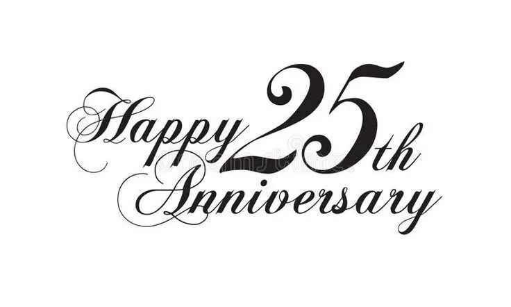 25th employee anniversary message