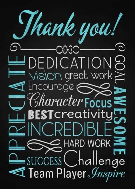 work anniversary thanks message