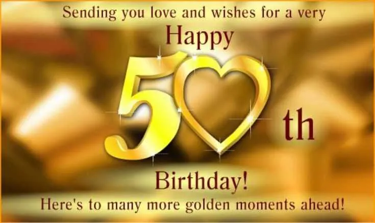 funny 50th anniversary messages
