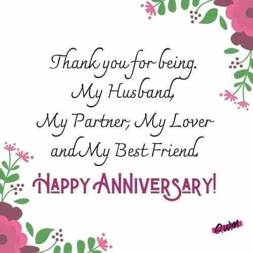 happy anniversary message for him