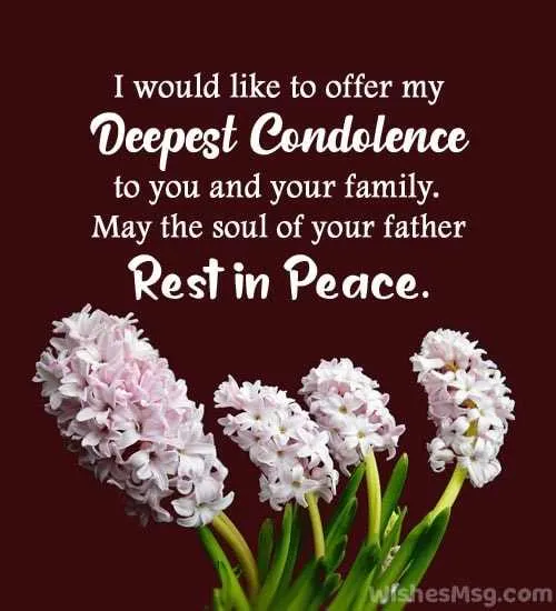 friend father death anniversary message