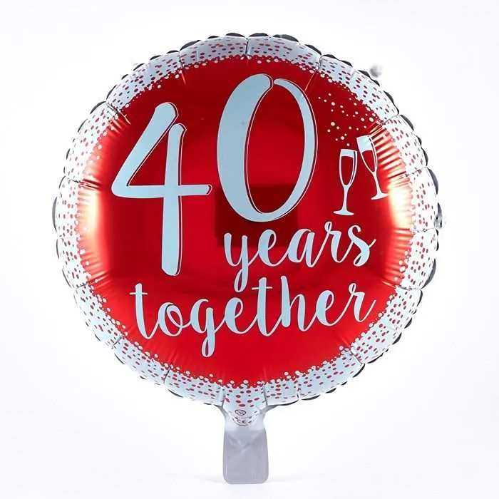 40th wedding anniversary messages