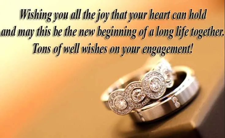 happy engagement anniversary message
