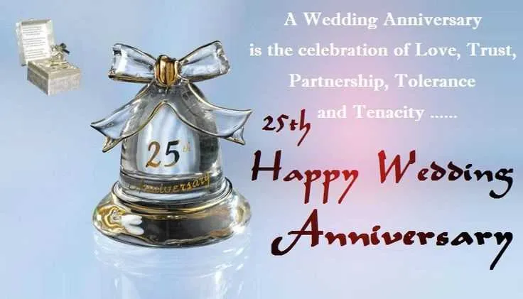thank you message for 25th wedding anniversary