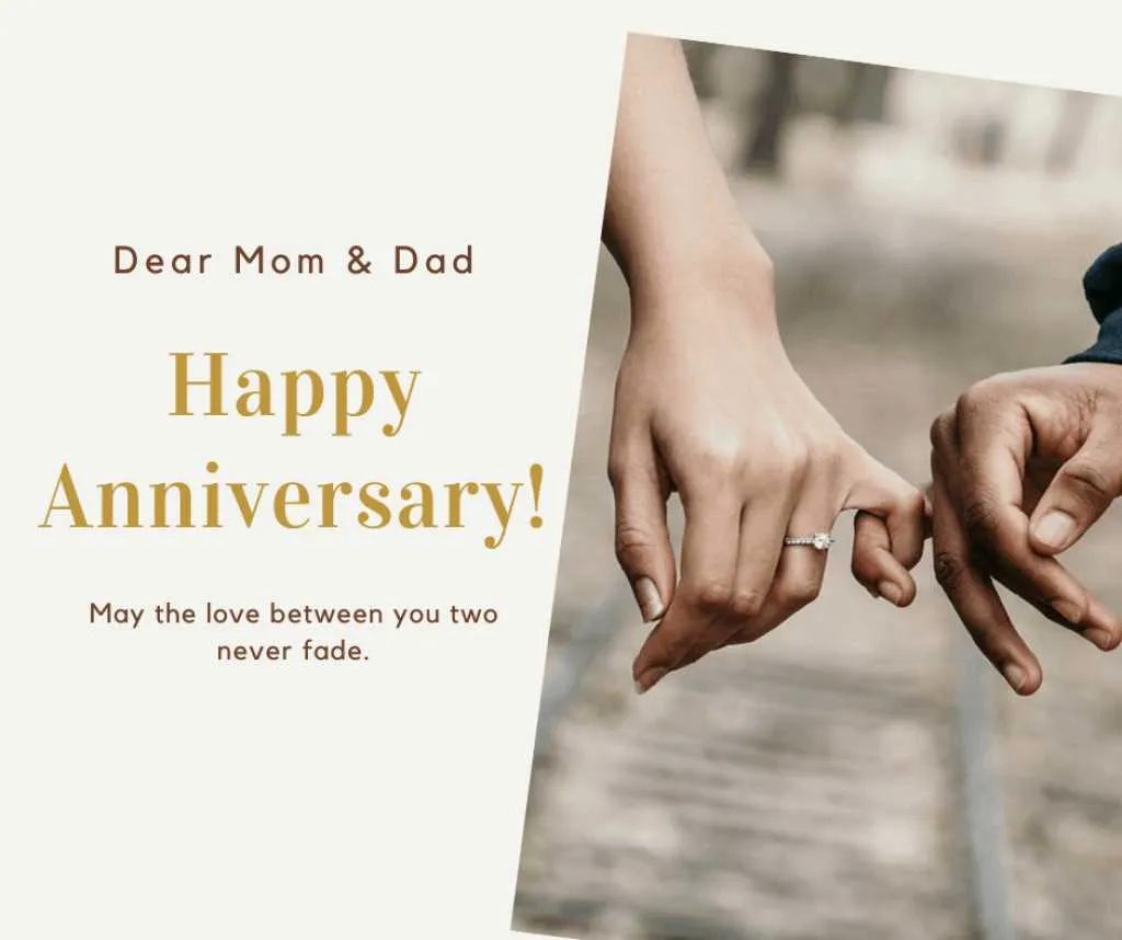 wedding anniversary messages for parents
