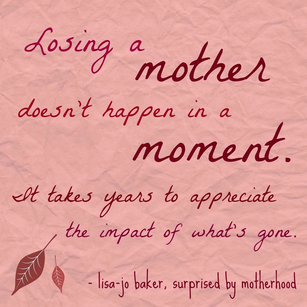 death anniversary message for mother from daughter