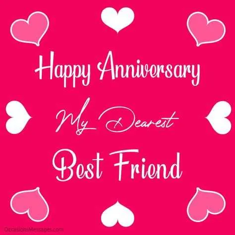 message for friend anniversary