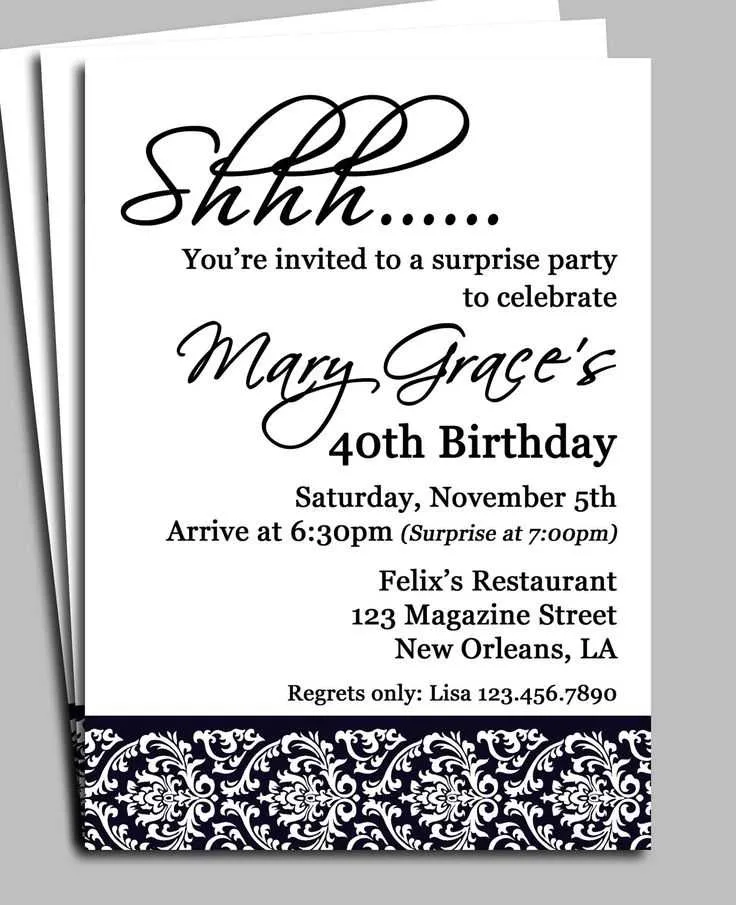 anniversary invite message
