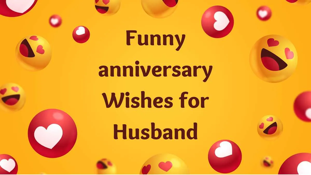 funny anniversary messages for husband