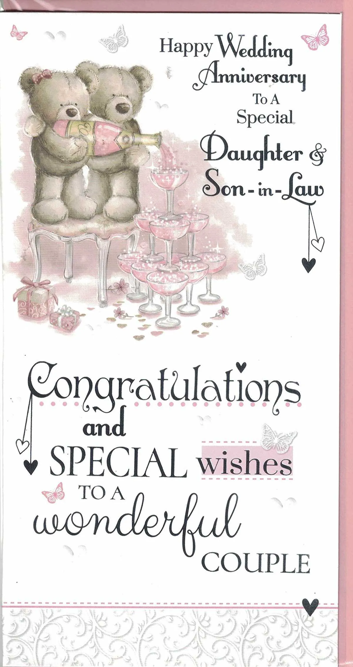 wedding anniversary message to daughter and son in law