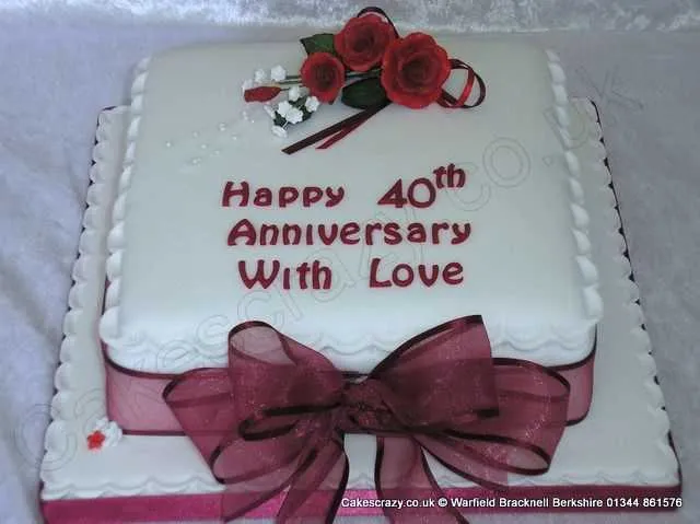 wedding anniversary cake message