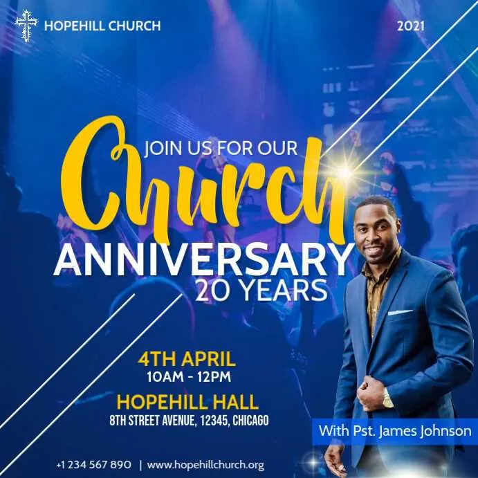 what is a good message for church anniversary