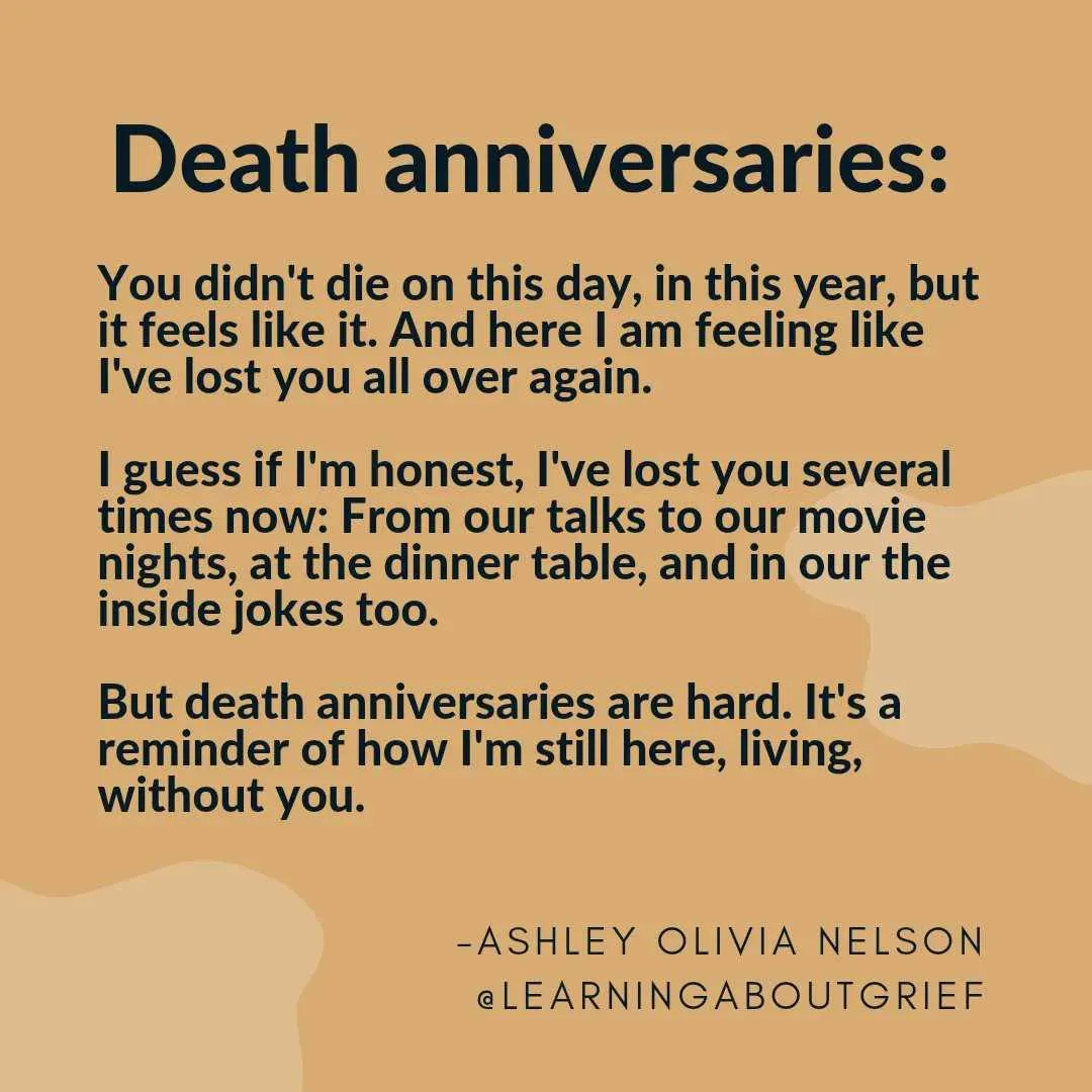 2yrs death anniversary message