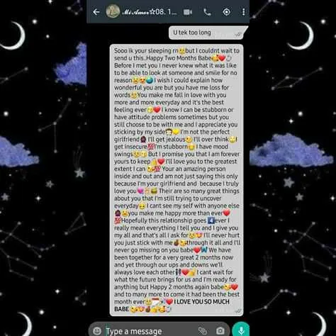 happy 2 month anniversary text messages