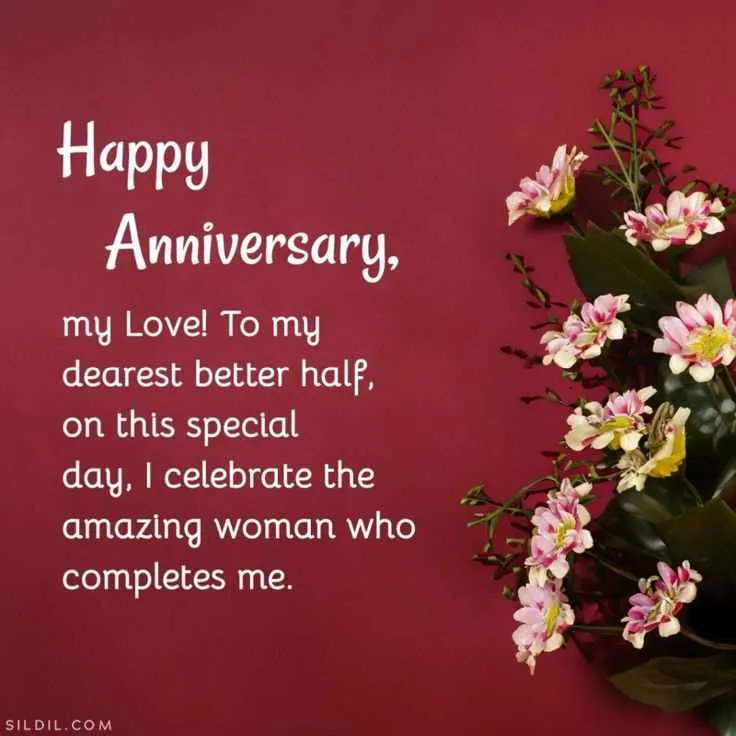 happy anniversary message for us