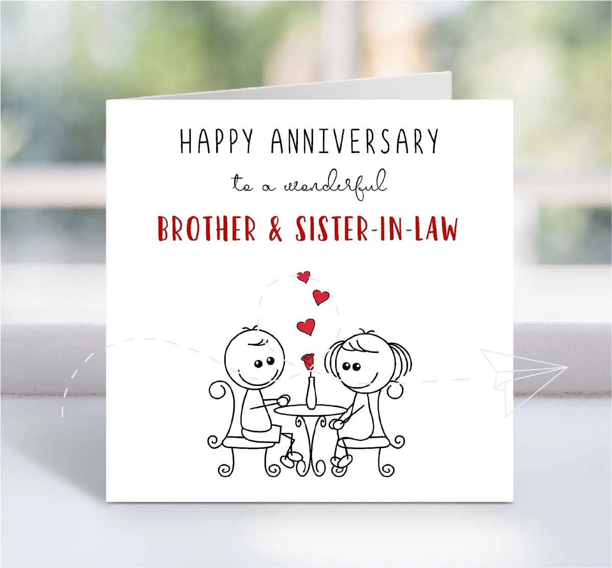 happy anniversary message to sister and brother in law