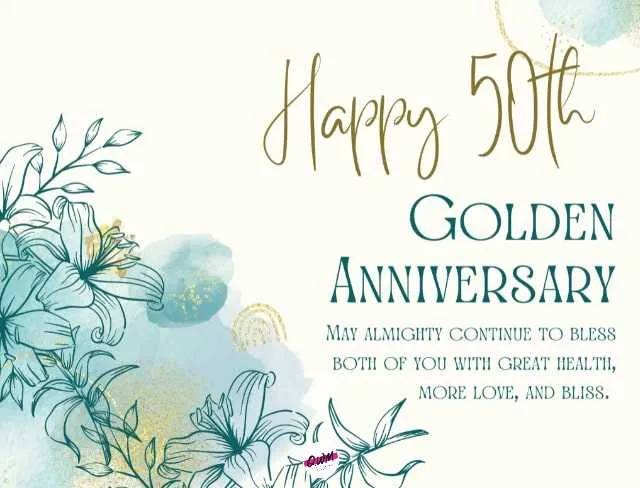 happy golden wedding anniversary messages