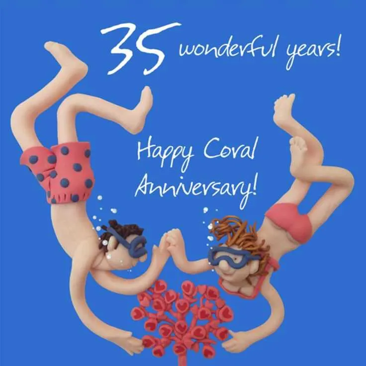 35th wedding anniversary messages