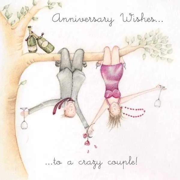 funny happy anniversary messages for a couple
