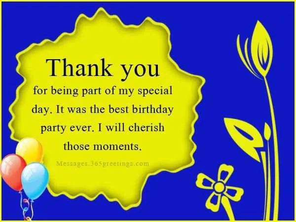 thank you message for anniversary party