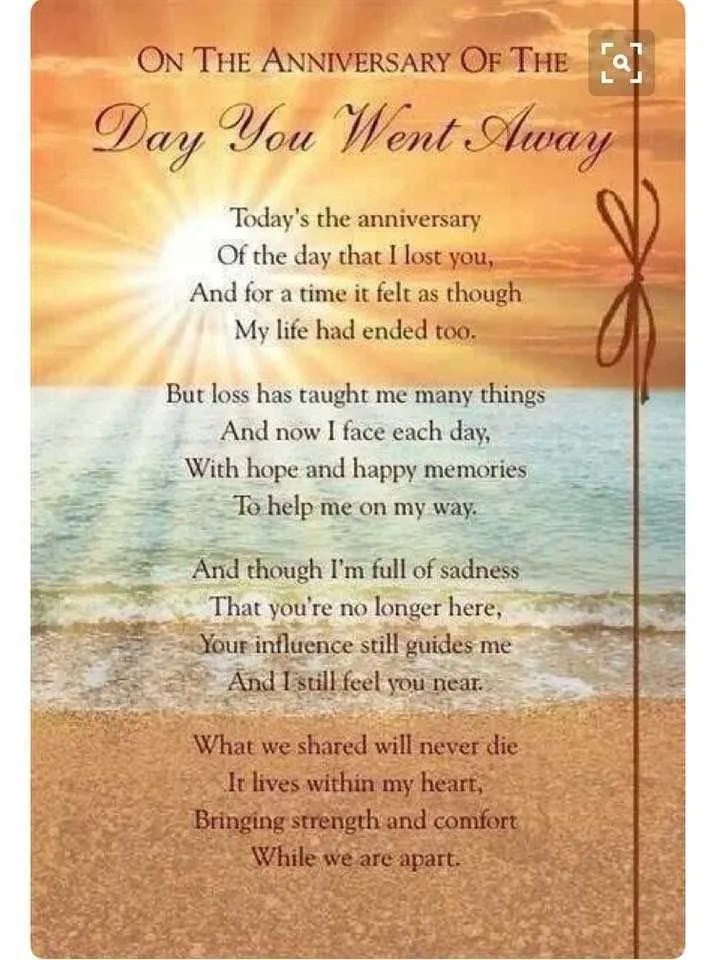 message to someone on anniversary of death