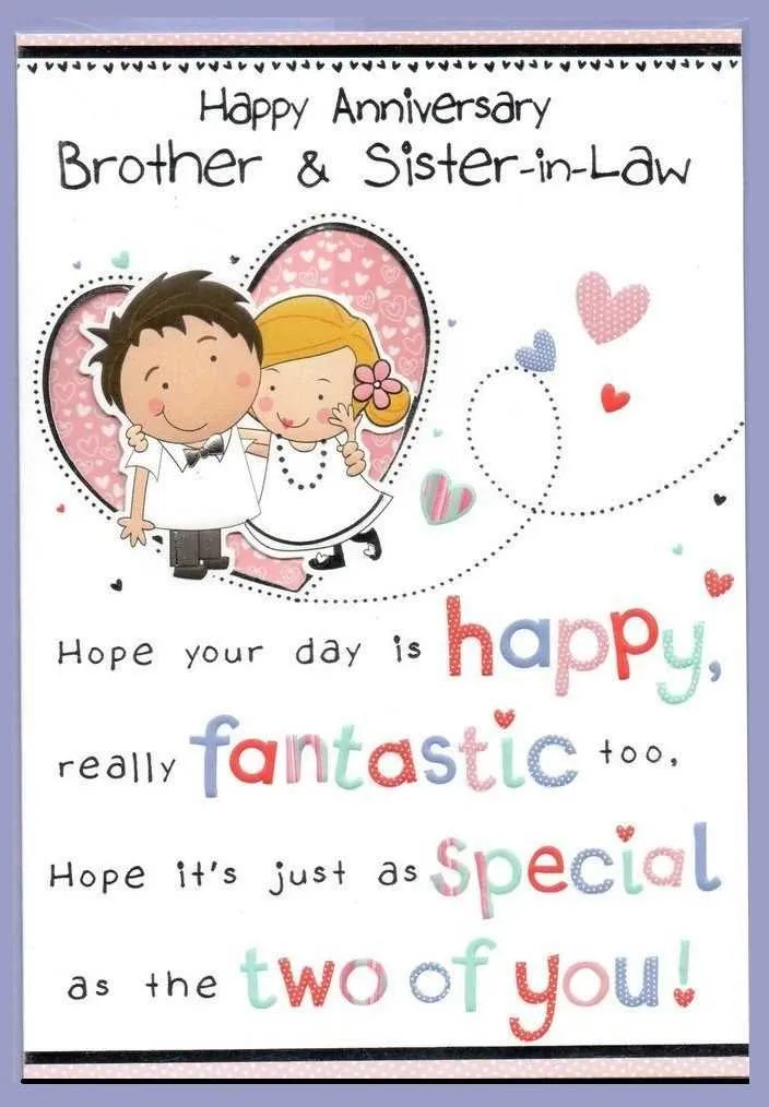 happy anniversary message to brother