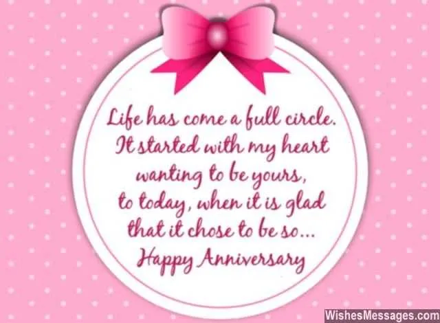 best anniversary message for him