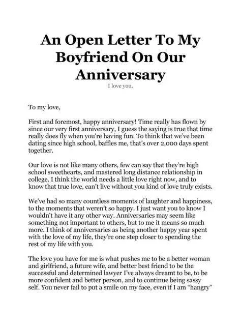 one year anniversary message to boyfriend
