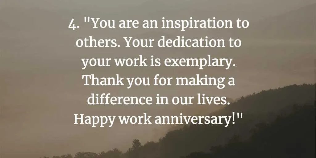 message for boss work anniversary