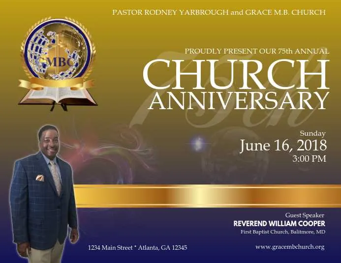 message for church anniversary